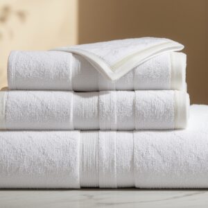 Dobby & Jacquard Border Towels