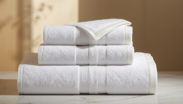Dobby & Jacquard Border Towels
